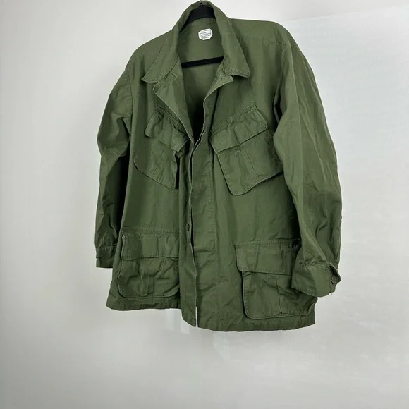 Vietnam War Era Named US Army Tropical Combat Jacket – Khaki – Size Large - Picture 5 of 14